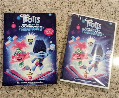 Trolls Holiday In Harmony Dvd New With Slipcover 191329208410 Ebay