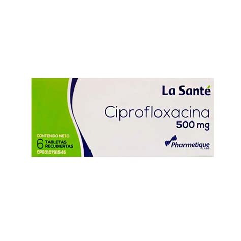 Ciprofloxacina Mg X Tab La Sante Farmacia Premium