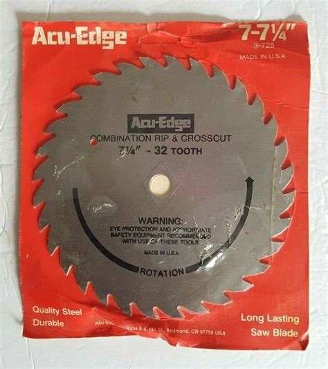 Acu Edge Combination Rip And Crosscut Saw Blade New Ebay