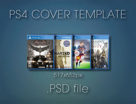 Playstation Cover Template