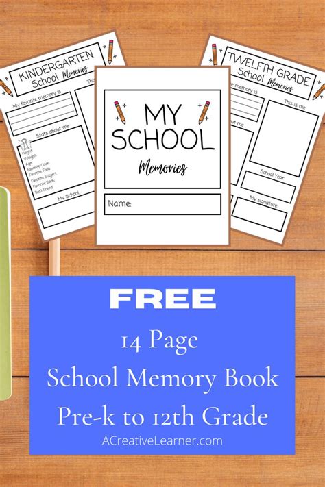 Free Printable Memory Book Templates Pdf