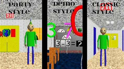 Como sacar LOS TRES FINALES PRINCIPALES de BALDI S BASICS SUB INGLÉS