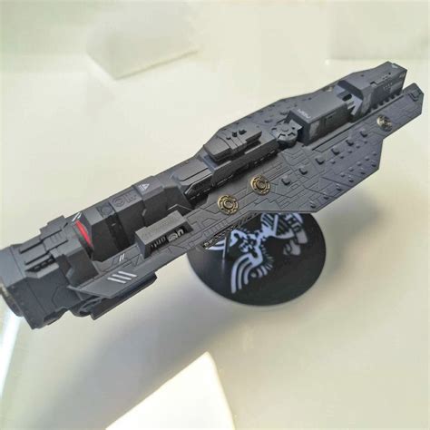 Halo Unsc Star Destroyer 3d Printed Warship Epoch Class Heavy Carrier