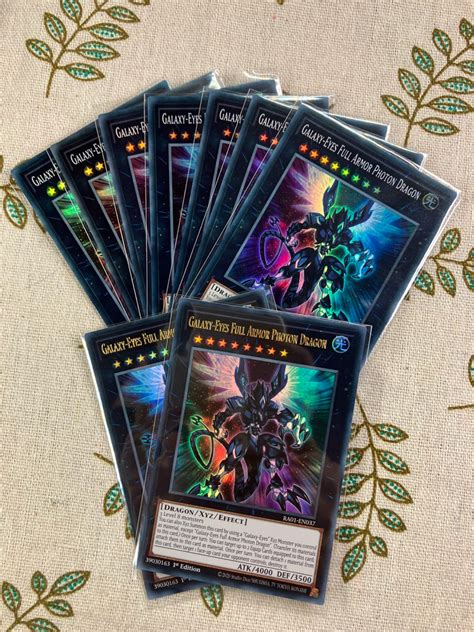 LiLy Yugioh Lá bài Galaxy Eyes Full Armor Photon Dragon RA01 EN037