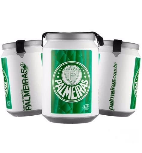 Cooler Termico 24 Latas Pro Tork Time Palmeiras Balaclava Frete grátis