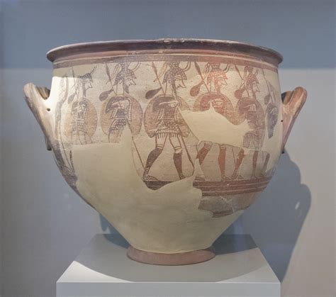 Mycenaean Warrior Vase House Of The Warrior Mycenae Flickr