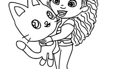 Cute Pandy Paws Coloring Pages Gabby S Dollhouse Coloring Pages ...