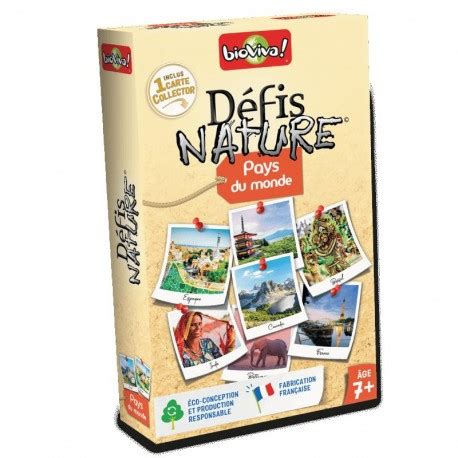 Jeu de défis et de collecte pour découvrir les pays du monde et leur