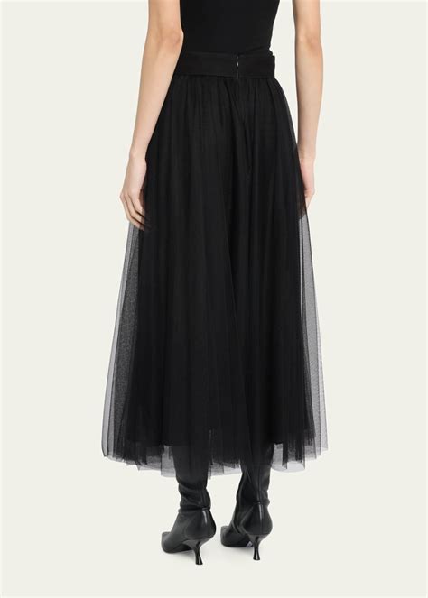Zimmermann Tulle Midi Skirt - Bergdorf Goodman