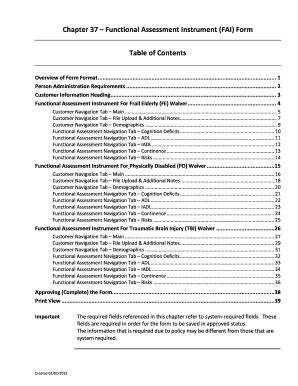 Fillable Online Aging Ks Chapter 37 Functional Assessment Instrument