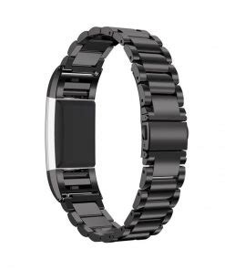 K P Metallarmband L Nkar Till Fitbit Charge Svart Yedi