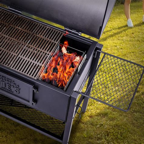 Ajinteby Charcoal Grill Smoker Box For Oklahoma Joes 3697490w01