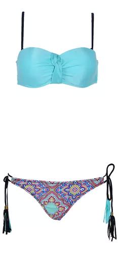 bxl Conjunto De Bikini Tipo Tanga De Cintura Baja Con Suje Meses sin interés