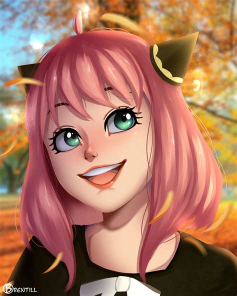 Anya Forger Portrait R Animeart