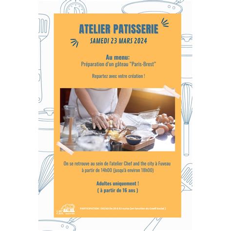 Atelier P Tisserie Pr Paration D Un G Teau Paris Brest Cmcas Marseille