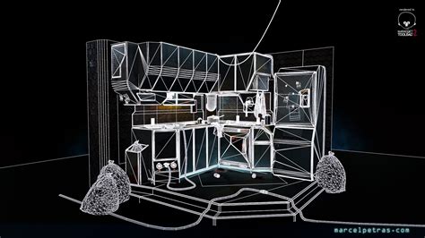 ArtStation - Cyberpunk Kitchen, Marcel Petras | Cyberpunk, Ghost chair ...