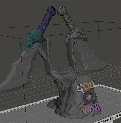 3D file God Of War Controller Stand - Chaos Joystick Separate Joystick ...