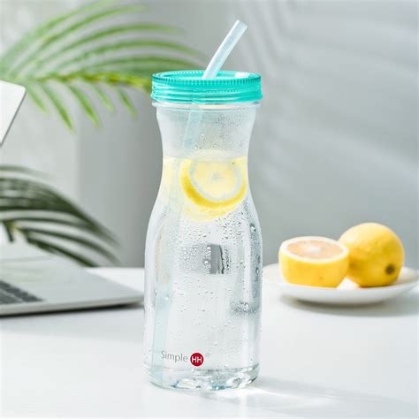 Holiday Seasontritan Water Bottle With Straw By Simplehh Bpa Free