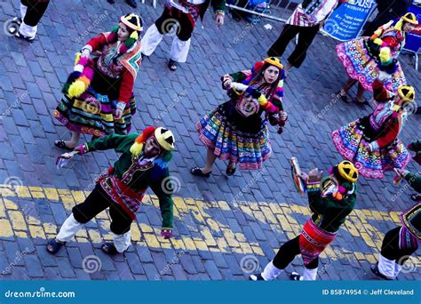 Inti Raymi Celebration Peru South America 2015 Editorial Stock Image