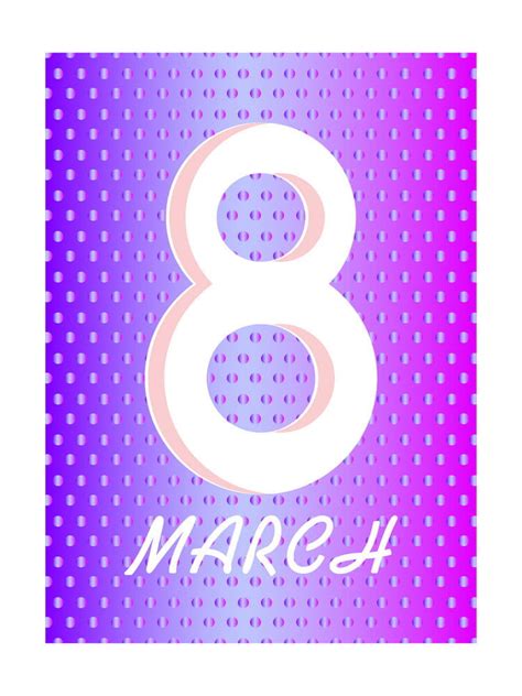 8 March Greeting Card International Womens Day Vector Eps Ai Uidownload