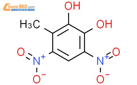 92687 25 7 1 2 Benzenediol 3 methyl 4 6 dinitro 化学式结构式分子式molsmiles