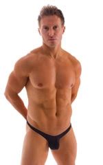 Tanga Cheekini Bikini In Super Thinskinz Black Skinzwear