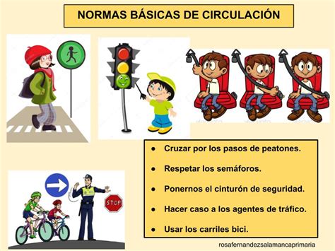 Maestra De Primaria Normas Básicas De Circulación Señales De Tráfico