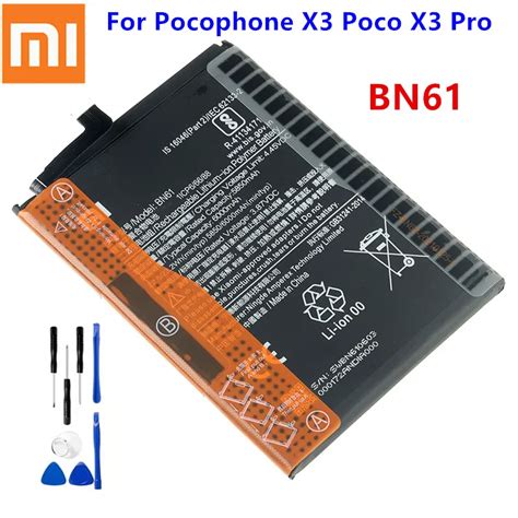 Xiaomi 100 Original High Quality BN61 Phone Battery For Xiaomi