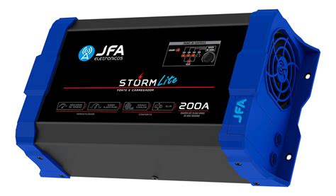 Fonte Carregador Jfa 200a Lite Storm Slim Bivolt