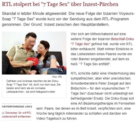 Inzest P Rchen Bei Rtl S Tage Sex Think