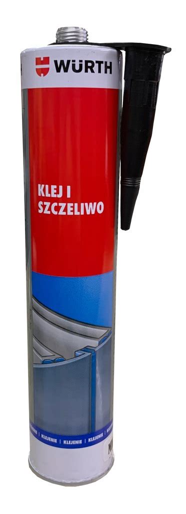 KLEJ I SZCZELIWO Wurth K D 300ml CZARNY ELASTYCZNY 8525660160