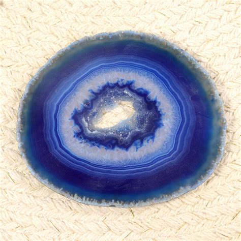 Blue Agate Slice Large Natural Agate Slice D Cor Nature S Artifacts