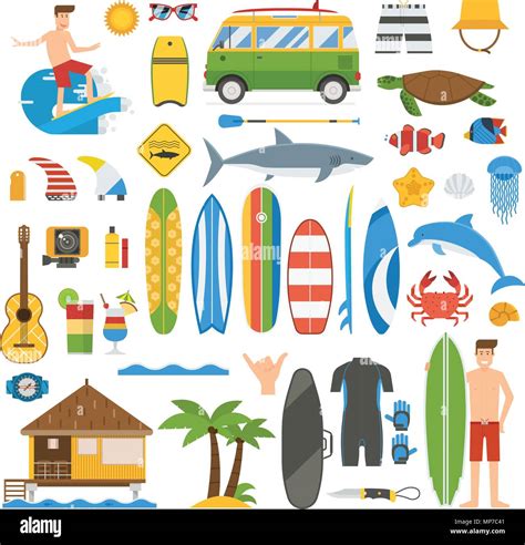 Surfgear Stock Vector Images Alamy