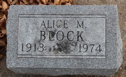 Alice M Heinrichs Block 1913 1974 Mémorial Find a Grave