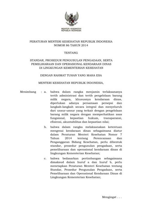 Pdf Peraturan Menteri Kesehatan Republik Indonesia Nomor Tahun No