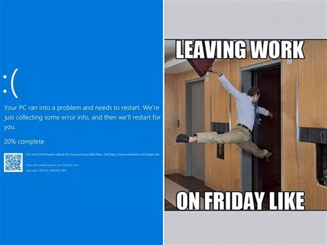 Microsoft Windows Outage Funny Memes And Jokes Surface After