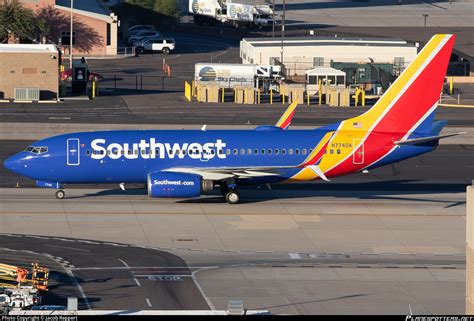 N7740A Southwest Airlines Boeing 737 7BD WL Photo By Jacob Reppert