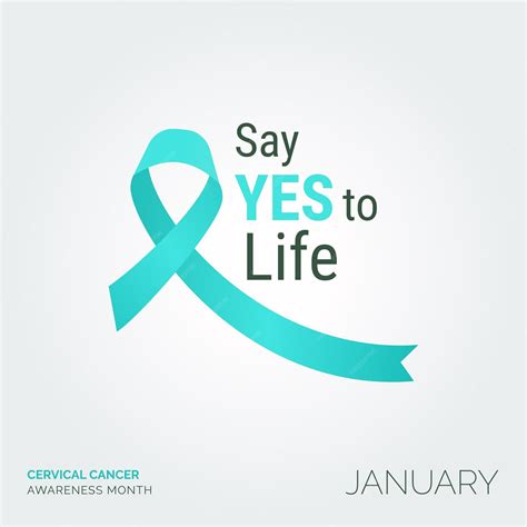 Free Vector Empower Hope Through Vector Background Cervical Cancer