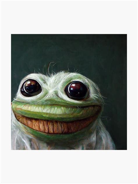 "Scary frog" Sticker for Sale by unspokenArt22 | Redbubble