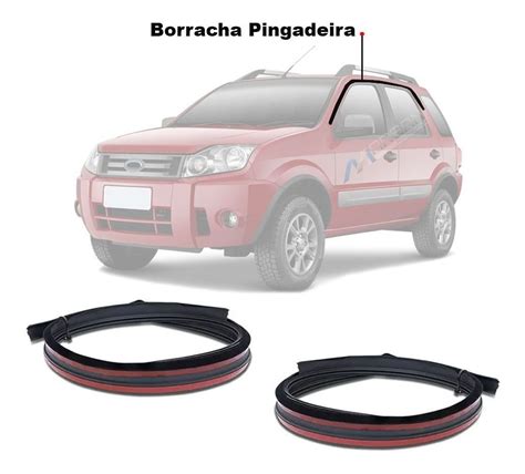 Par Borracha Pingadeira Porta Ecosport A