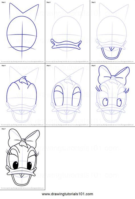 how to draw disney characters step by step