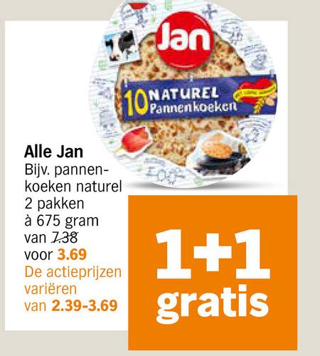 Jan Pannenkoek Poffertjes Folder Aanbieding Bij Albert Heijn Details