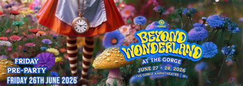 Beyond Wonderland Preparty Tickets 26 June 2026 Gorge Amphitheatre