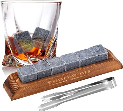 Woma Whisky Steine Set I K Hlw Rfel Aus Basalt Inkl Samtbeutel