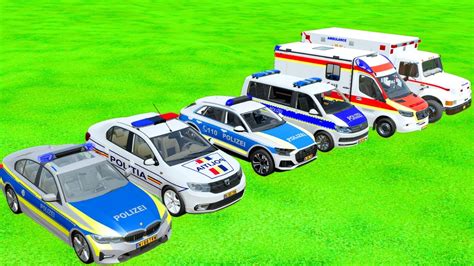 Bmw Dacia Audi Volkswagen Police Cars Mercedes Ambulance