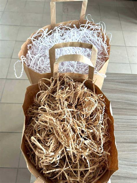 Бумажная стружка, мишура, бумажный наполнитель — GreenBag