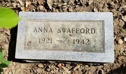 Anna Elizabeth Swafford M Morial Find A Grave