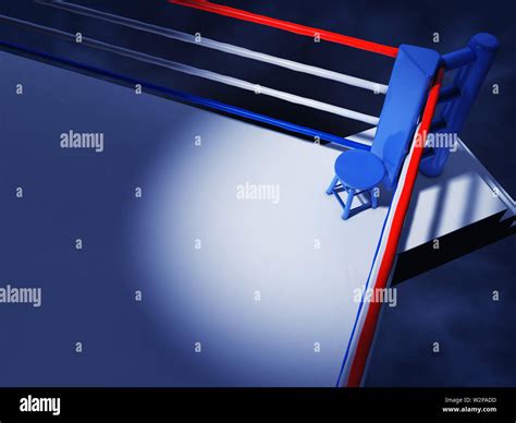 Boxing Ring D Illustration Stockfotos Und Bilder Kaufen Alamy