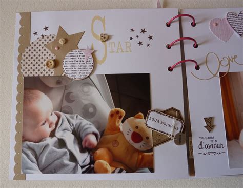 Blog s Anne Scrapbooking album photo bébé Idées de scrapbooking pour