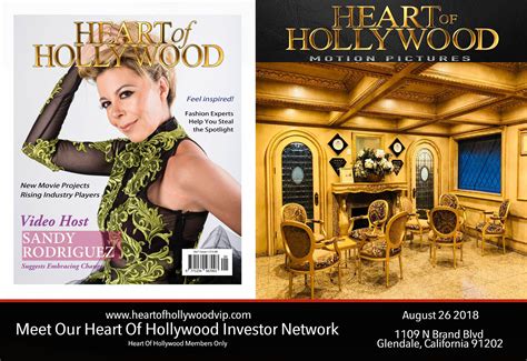 Heart Of Hollywood Magazine ~ Be Part Of Our Next Edition Oct Nov Dec